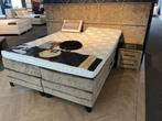 Demo/Sale: Serta Huijgens elektr. verstelbaar incl nachtkast, Ophalen, 210 cm, 180 cm, Groen