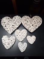 Hartjeshangers - 6 stuks - Decoratie Bruiloft, Ophalen of Verzenden, Zo goed als nieuw