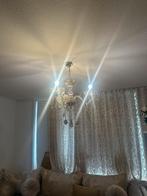 Elegante kroonluchter met kristallen, Ophalen of Verzenden, Zo goed als nieuw, Glas