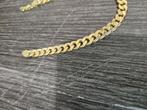 14 k gouden gourmet armband 12,3 gram, Sieraden, Tassen en Uiterlijk, Armbanden, Ophalen of Verzenden, Nieuw, Goud, Goud