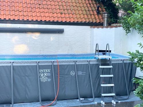Zwembad Intex Ultra XTR Frame - 549x274x132cm: set compleet, Tuin en Terras, Zwembaden, Gebruikt, Opzetzwembad, 120 cm of meer