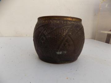Daalderop Bloempot koper cactuspot vintage retro verzamel   beschikbaar voor biedingen
