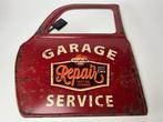 Retro Metalen Muurdecoratie ? Garage service repair Autodeur, Ophalen of Verzenden, Nieuw