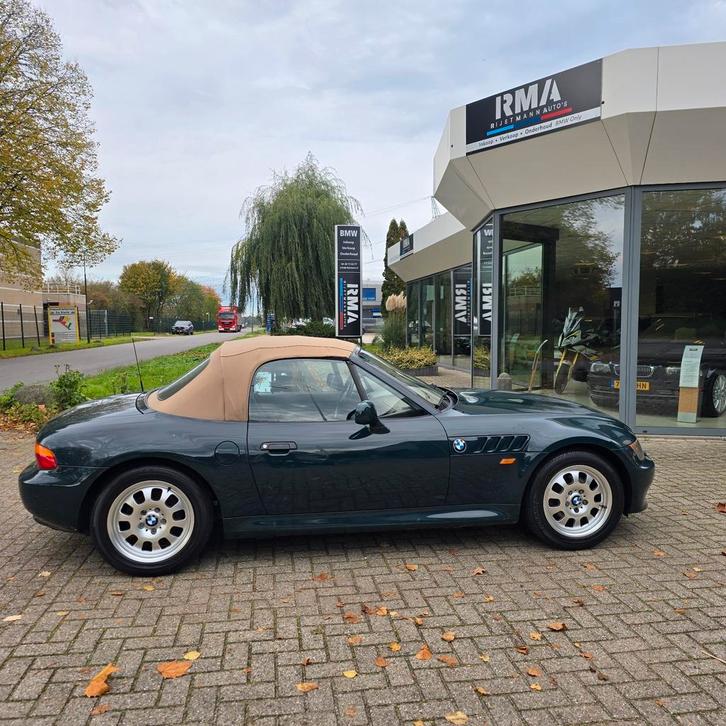 BMW Z3 1.8 Roadster 1997 Groen cabrio 1.8i, Auto's, BMW, Bedrijf, Z3, Benzine, Euro 5, Cabriolet, Handgeschakeld, Geïmporteerd