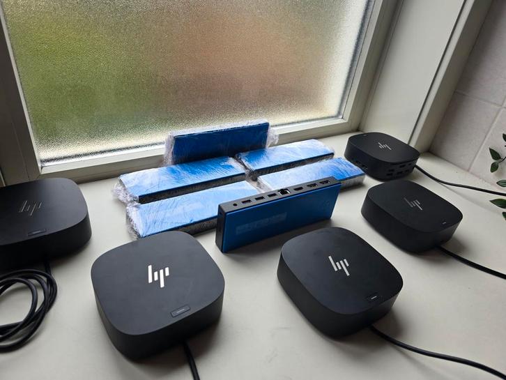 HP dockingstation vanaf €49.- HP G4 - HP G2 & HP G5 docking!, Computers en Software, Dockingstations, Zo goed als nieuw, Docking station