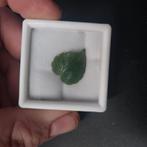 Hand gegraveerde jade blad, Verzamelen, Mineralen en Fossielen, Ophalen of Verzenden
