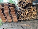 Kastanje paal hout afrastering schutting erfscheiding natuur, Nieuw, Ophalen of Verzenden, Palen