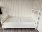 Hemnes bed IKEA 90x200 + lattenbodem VINTAGE model!!, Huis en Inrichting, Slaapkamer | Bedden, Ophalen, 90 cm, Eenpersoons, Wit