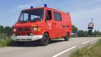 belastingvrije BRANDWEERBUS camper busje 1986 1987 benzine, Mercedes-Benz, Bedrijf, Handgeschakeld, Grijs