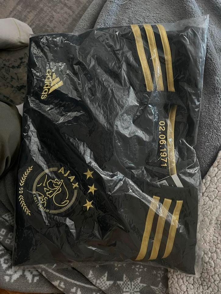 Ajax Shirt 50 Jaar - Limited Edition, Kleding | Heren, T-shirts, Nieuw, Maat 52/54 (L), Zwart, Ophalen of Verzenden