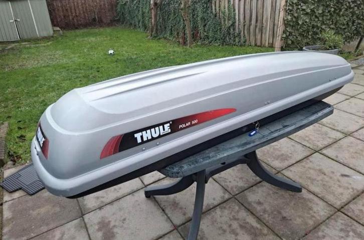 Ski box te huur - Thule Polar 500, Auto diversen, Dakkoffers, Gebruikt, Ophalen