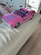 Roze Barbie Corvette - Speelgoedauto, Ophalen, Zo goed als nieuw, Meisje