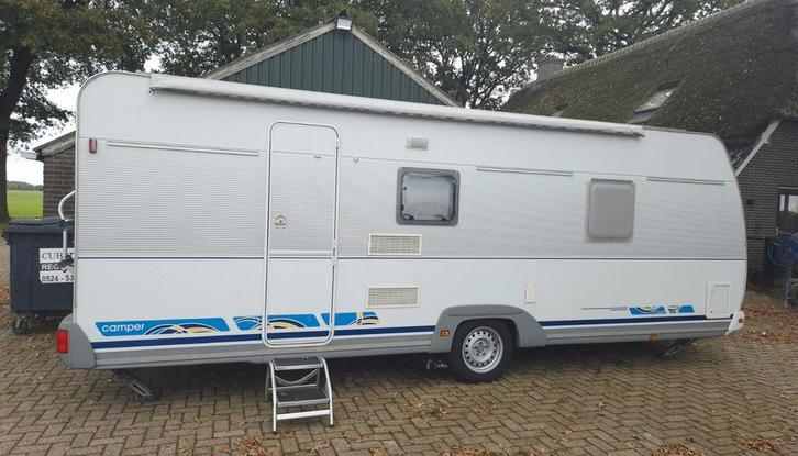 Dethleffs Camper 2000 - Origineel & Goed Onderhouden, Caravans en Kamperen, Caravans, Particulier, tot en met 6, 1500 - 2000 kg