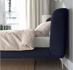 Mooi blauw tweepersoonsbed met matrassen, Ophalen, Zo goed als nieuw, Tweepersoons, Blauw