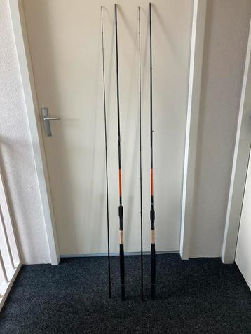 2 Stuks Guru 11’ N-Gauge Pellet Waggler hengels beschikbaar voor biedingen