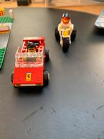 Lego System 1256 Shell Tankstation met Ferrari, Ophalen of Verzenden, Zo goed als nieuw, Complete set, Lego