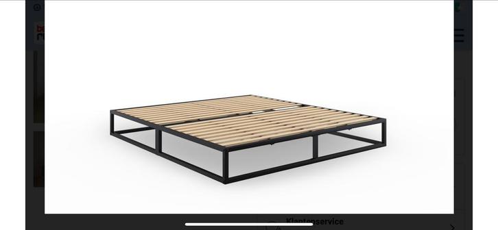 Emma Matras Onderstel 200x180, Huis en Inrichting, Slaapkamer | Bedden, Zo goed als nieuw, Tweepersoons, 180 cm, 200 cm, Metaal