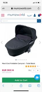 Maxi-cosi foldable Carry cot total black nieuw, Ophalen of Verzenden, Nieuw, Maxi-Cosi