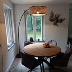 Zwarte Booglamp, Huis en Inrichting, Lampen | Vloerlampen, Ophalen, Nieuw, Metaal, 200 cm of meer