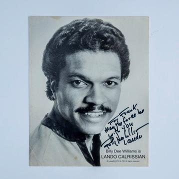 Billy Dee Williams als Lando Calrissian Star Wars beschikbaar voor biedingen