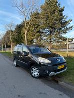 Peugeot Partner 1.6 Tepee 2009 Zwart, Auto's, Peugeot, Voorwielaandrijving, 4 cilinders, Zwart, Handgeschakeld