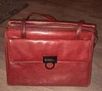 Rode leren dames tas van Leonard heyden, Ophalen of Verzenden, Zo goed als nieuw, Rood, Handtas