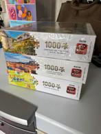 3 king puzzels 1000 st, Ophalen of Verzenden, 500 t/m 1500 stukjes, Zo goed als nieuw, Puzzelboek