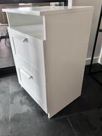 Wit Nachtkastje - 77x50x42 cm, Ophalen, Gebruikt, 45 tot 65 cm, 70 cm of meer