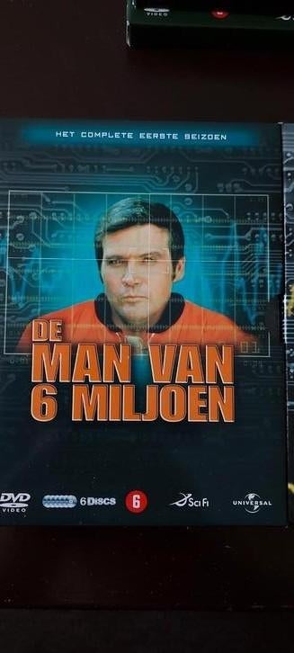 De man van zes miljoen dollar en bionische vrouw (dvds), Cd's en Dvd's, Dvd's | Klassiekers, Zo goed als nieuw, 1940 tot 1960