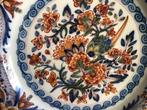 Aardewerk Schotel Makkum Stijl Vogel Decoratie Erfenis Staat, Antiek en Kunst, Ophalen of Verzenden
