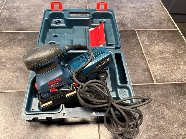 Bosch schuurmachine gss140a gss 140 a nieuw, Doe-het-zelf en Verbouw, Gereedschap | Schuurmachines, Nieuw, Vlakschuurmachine, Minder dan 600 watt