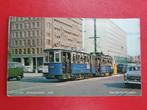 Amsterdam Rhijnspoorplein blauwe tram, Ophalen of Verzenden, Voor 1920