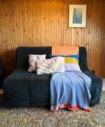 IKEA LYCKSELE LÖVÅS slaapbank - donkergrijs, goede staat, Huis en Inrichting, Slaapkamer | Slaapbanken, Ophalen, Gebruikt, Tweepersoons