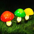 Lichtgevende Paddenstoelen Solar Lamp / Tuin Decoratie Licht, Tuin en Terras, Verzenden, Nieuw, Kunststof