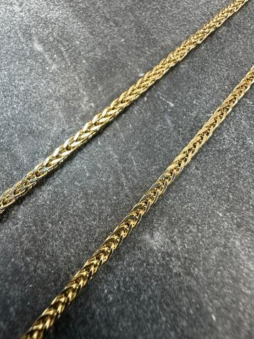 Prachtige 14k gouden vossenstaart ketting beschikbaar voor biedingen
