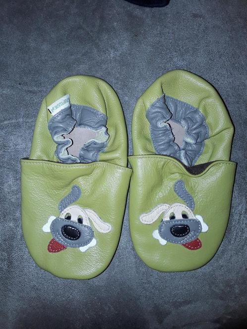 Leren (Tuptusie) sloffen. Maat 29/30, met vilten inlegzolen, Kinderen en Baby's, Kinderkleding | Schoenen en Sokken, Zo goed als nieuw