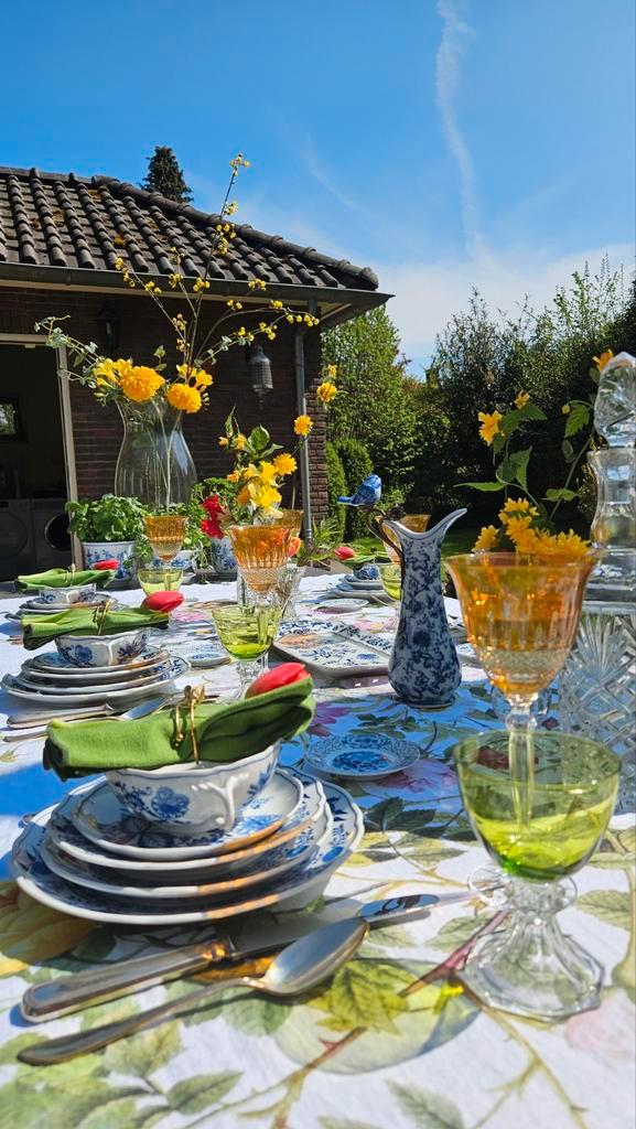 Blue Danube Zwiebelmuster Servies - Compleet!, Huis en Inrichting, Keuken | Servies, Ophalen of Verzenden