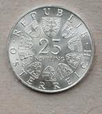 Oostenrijk, 25 schilling 1964. F. Grillparzer, Ophalen of Verzenden, Oostenrijk, Losse munt, Zilver