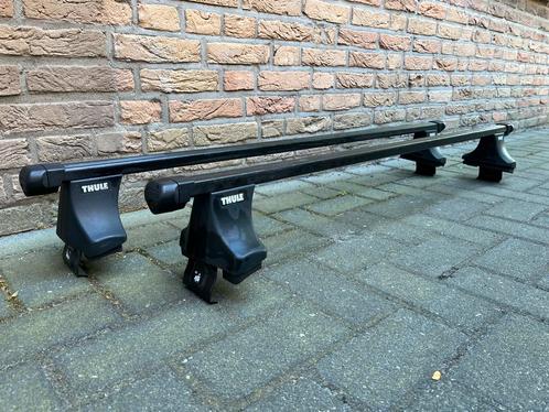 Thule squarebar dakdragers, Auto diversen, Dakdragers, Gebruikt, Ophalen