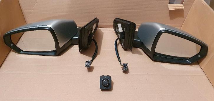 VW Polo AW, set spiegels met knipperlicht, incl. schakelaar, Auto-onderdelen, Spiegels, Volkswagen, Gebruikt, Ophalen of Verzenden