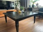 Mooie zwarte salontafel, Ophalen, Gebruikt, 100 tot 150 cm, Vierkant