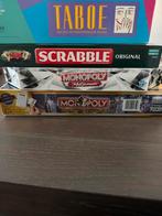 Bordspellen: Scrabble, Monopoly, Taboe, Vijf spelers of meer, Ophalen of Verzenden, Zo goed als nieuw