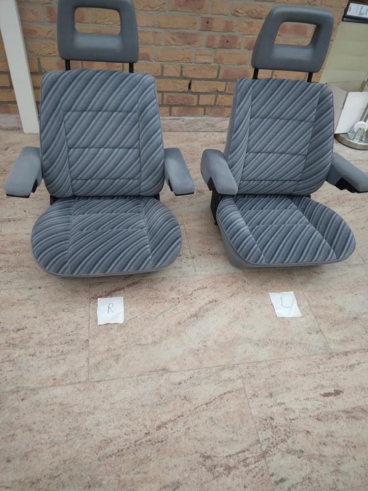 VW T3 Bluestar pilotenstoelen Links en Rechts, Caravans en Kamperen, Camper-accessoires, Zo goed als nieuw, Ophalen