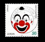 postzegel 2100 Duitsland Clownsgezicht, Ophalen of Verzenden, 1990 tot heden, Gestempeld