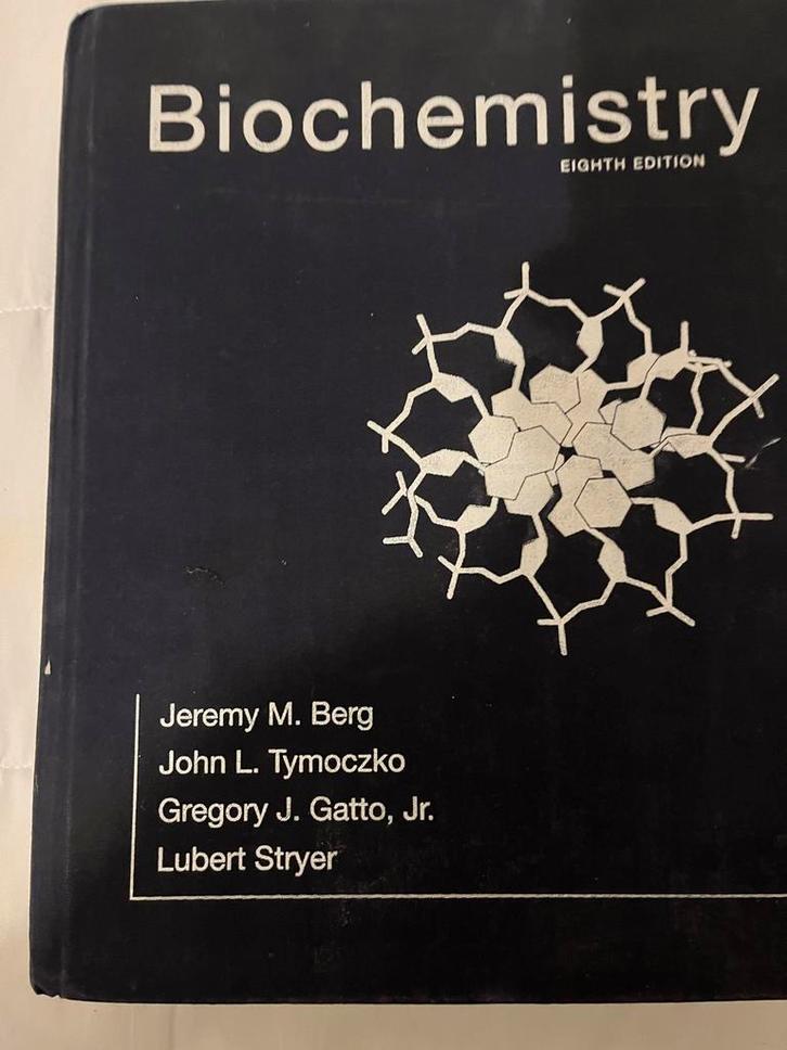 Biochemistry 8th Edition - Berg, Tymoczko, Gatto, Stryer, Boeken, Studieboeken en Cursussen, Gelezen, HBO, Beta, Ophalen