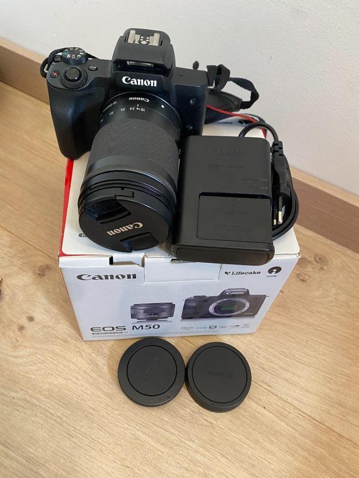 2 x Canon M50 plus accessoires, Audio, Tv en Foto, Fotocamera's Digitaal, Zo goed als nieuw, Canon, Ophalen of Verzenden