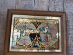Oude Wereldkaart in Lijst, Ophalen of Verzenden