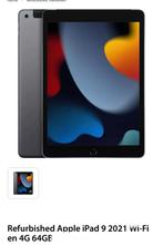 ZGAN Apple iPad 9e Gen 2021 64GB WiFi + 4G space grey, Computers en Software, Apple iPads, 10 inch, Apple iPad, Ophalen of Verzenden