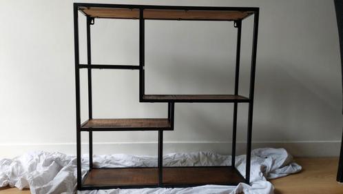 Wandrek vierkant (mangohout) 80 x 80 cm, Huis en Inrichting, Woonaccessoires | Wanddecoraties, Gebruikt, Ophalen
