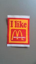 Vintage McDonald's Patch - I Like McDonald's, Ophalen of Verzenden, Gebruikt, Overige typen